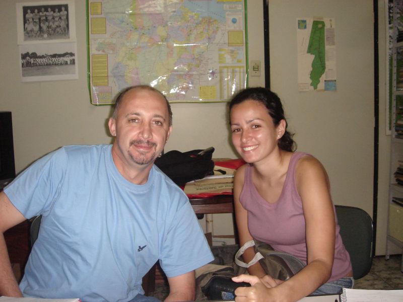 Frederic Monie e Aline Silva